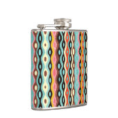 抽象的で多彩なパターン フラスク (右)