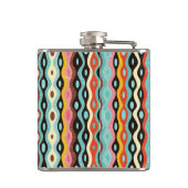 抽象的で多彩なパターン フラスク (裏面)