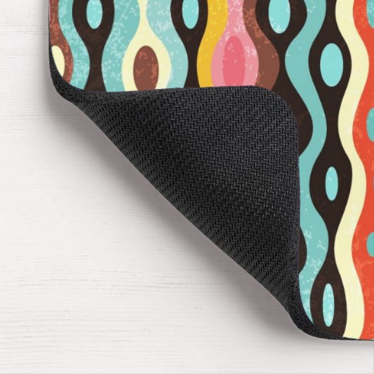 抽象的で多彩なパターン マウスパッド (コーナー)