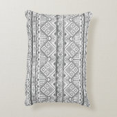 抽象的で幾何学的でアステカなパターン2 アクセントクッション (裏面(縦))