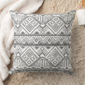 抽象的で幾何学的でアステカなパターン2 クッション (ブランケット)