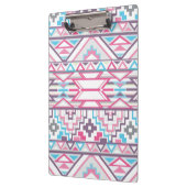 抽象的で幾何学的でアステカなパターン3 クリップボード (左)