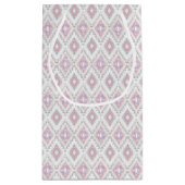 抽象的で幾何学的でアステカなパターン スモールペーパーバッグ (裏面)