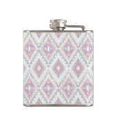 抽象的で幾何学的でアステカなパターン フラスク (裏面)