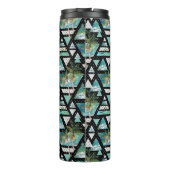 抽象的で幾何学的なやし及び波パターン タンブラー (裏面)