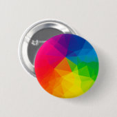 抽象的で幾何学的なパターン1 缶バッジ (正面&裏面)