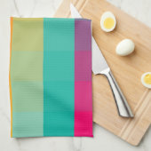 抽象的で幾何学的なパターン キッチンタオル (四つ折り)