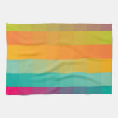 抽象的で幾何学的なパターン キッチンタオル (横)