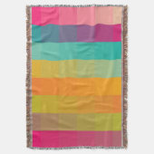 抽象的で幾何学的なパターン スローブランケット (正面縦)