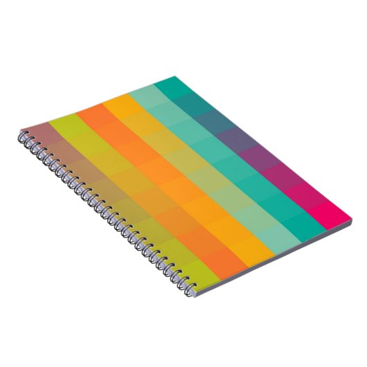 抽象的で幾何学的なパターン ノートブック (右側)