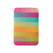 抽象的で幾何学的なパターン バスマット (正面縦)