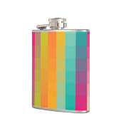 抽象的で幾何学的なパターン フラスク (左)