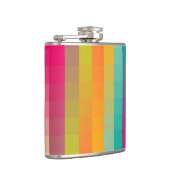 抽象的で幾何学的なパターン フラスク (右)