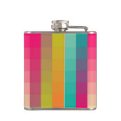 抽象的で幾何学的なパターン フラスク (裏面)