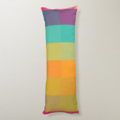 抽象的で幾何学的なパターン ボディピロー (裏面 (縦))