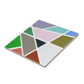 抽象的で幾何学的なパターン-世紀半ば、50年代 タイル (側面)