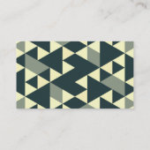抽象的で幾何学的なパターン 名刺 (裏面)