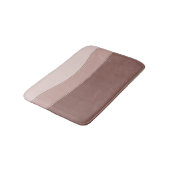 抽象的で幾何学的な動的ベージュ質 バスマット (アングル)