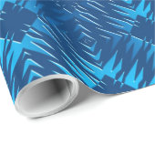 抽象的で幾何学的な海軍パターン ラッピングペーパー (ロールコーナー)