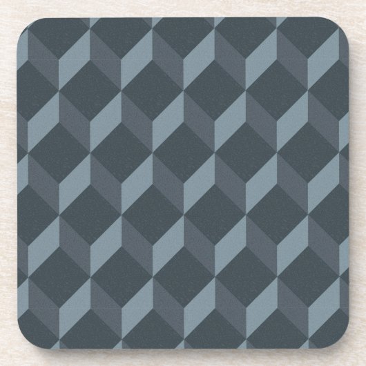 抽象的で幾何学的な背景パターン コースター (正面)
