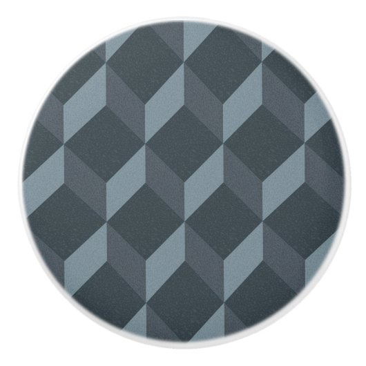 抽象的で幾何学的な背景パターン セラミックノブ (正面)