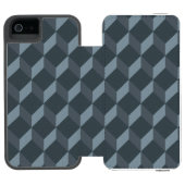 抽象的で幾何学的な背景パターン INCIPIO iPhoneウォレットケース (フォリオ Open)