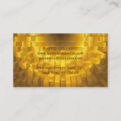 抽象的で幾何学的なpoligonalの質 名刺 (裏面)