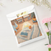 抽象的で暖かく、居心地の良いボヘミアンスタイル フェイバーバッグ (封をした状態)