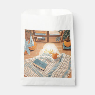 抽象的で暖かく、居心地の良いボヘミアンスタイル フェイバーバッグ