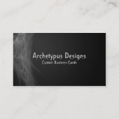 抽象的で芸術的な名刺 名刺 (裏面)