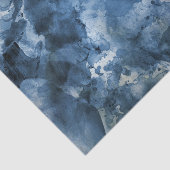 抽象的で青い水彩画の背景 薄葉紙 (詳細)