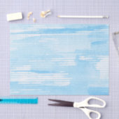 抽象的で青い水彩画の背景、質。 2 薄葉紙 (クラフト)