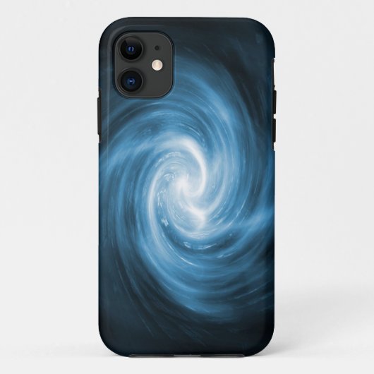 抽象的で青い渦巻のiPhone 5の箱 Case-Mate iPhoneケース (裏面)