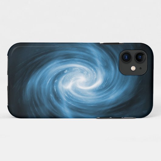 抽象的で青い渦巻のiPhone 5の箱 Case-Mate iPhoneケース (裏面(横))