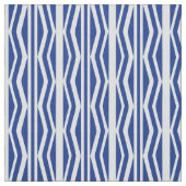 抽象的で青く白く幾何学的なパターン ファブリック (見本)