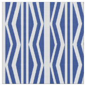 抽象的で青く白く幾何学的なパターン ファブリック (クローズアップ)