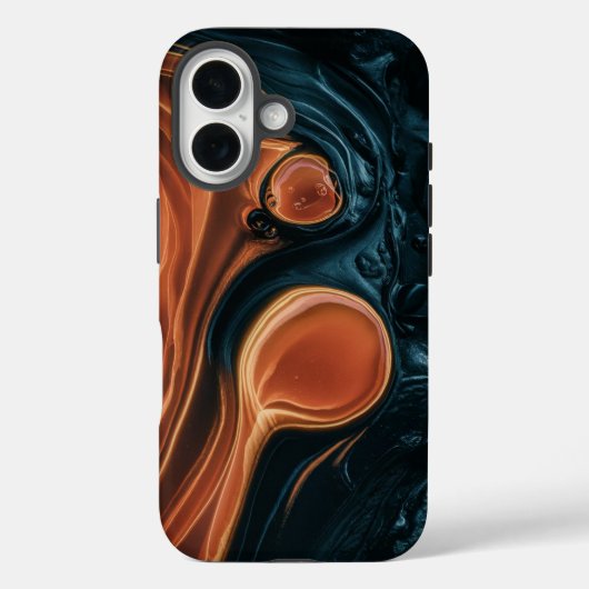 抽象的なうずまきデザイン Case-Mate iPhoneケース (裏面)