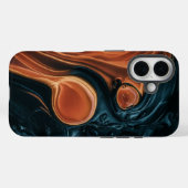 抽象的なうずまきデザイン Case-Mate iPhoneケース (裏面 (横))