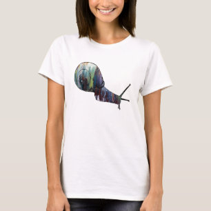 抽象的なかたつむりのシルエット Tシャツ