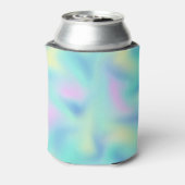 抽象的なかわいいパステルスワール模様 缶クーラー (缶裏面)