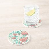 抽象的なはすパターン コースター (側面)