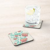 抽象的なはすパターン コースター (右側)