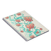 抽象的なはすパターン ノートブック (右側)