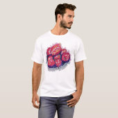 抽象的なりんご Tシャツ (正面フル)