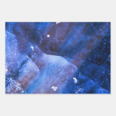 抽象的なアイスアートの写真 ラッピングペーパーシート (正面2)