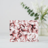 抽象的なアルゴリズムアート ポストカード (スタンド正面)