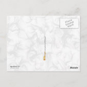 抽象的なアルゴリズムアート ポストカード (裏面)