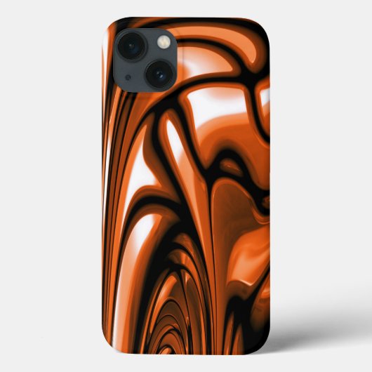 抽象的なアンバーオーシャン Case-Mate iPhoneケース (裏面)