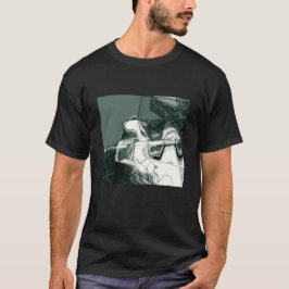 抽象的なアートの地形 Tシャツ