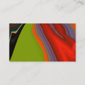抽象的なアートワークの名刺 名刺 (裏面)